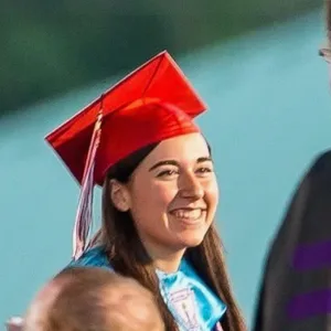 Andie Labgold in high school
