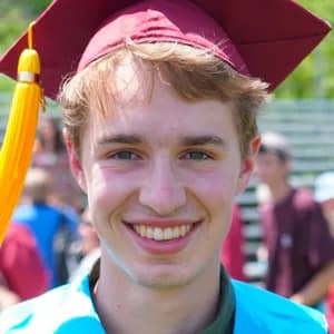 Isaac VanOsdall in high school