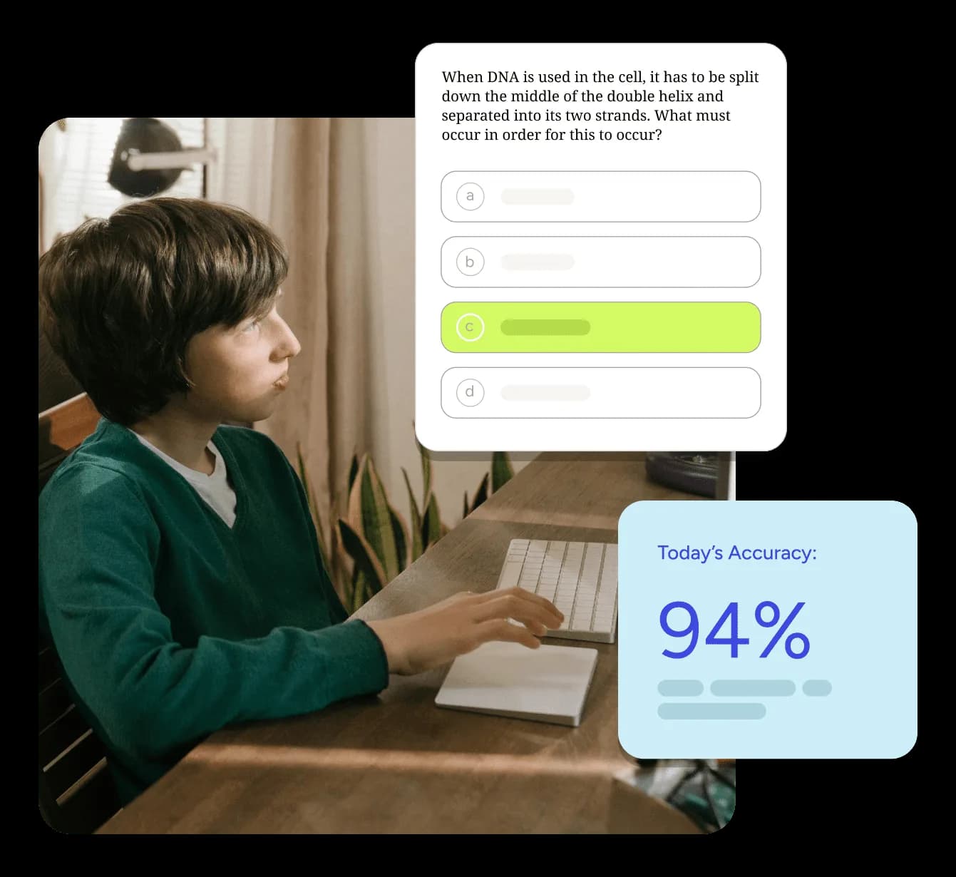 Student studying for AP English Literature