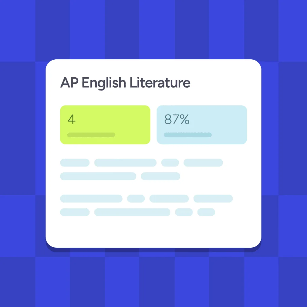 AP English Literature practice question interface