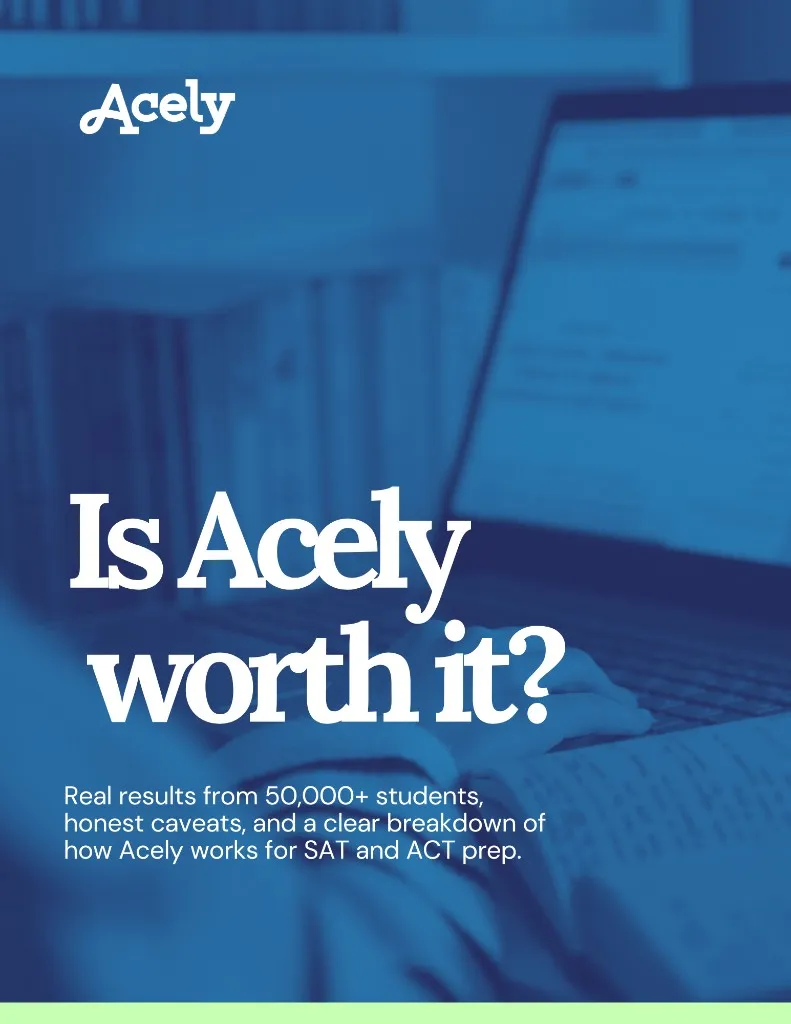 Is Acely worth it? Real results from 50,000+ students