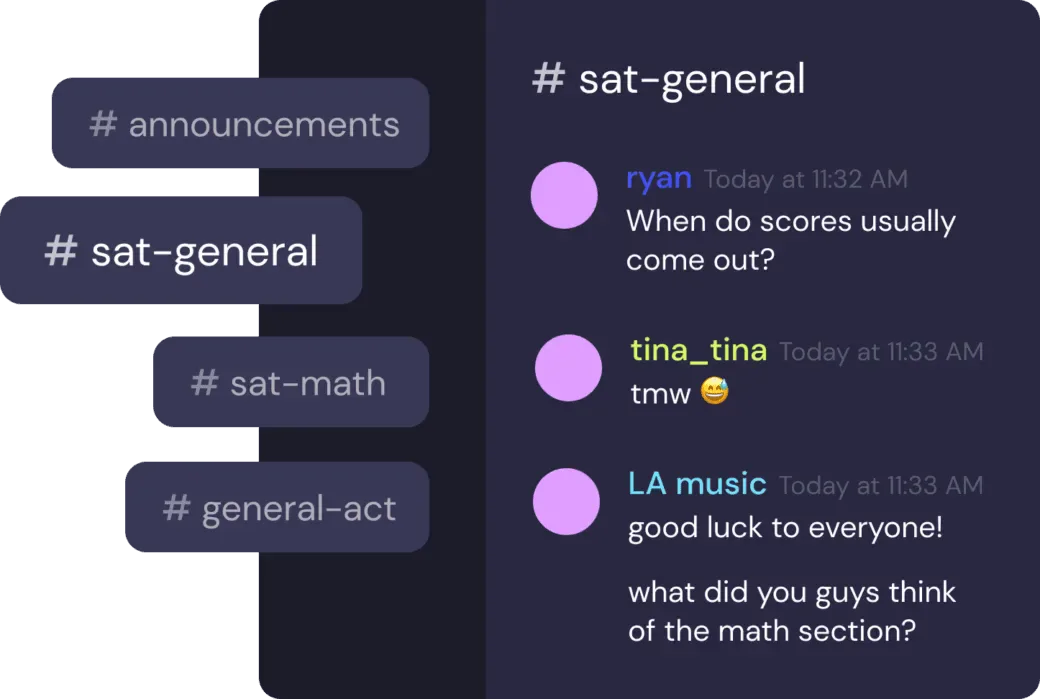 Acely Discord community with channels and chat messages