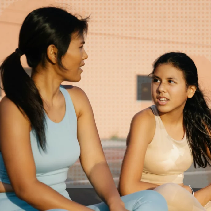 A parent and teen having a conversation — guide to handling declining SAT & ACT scores