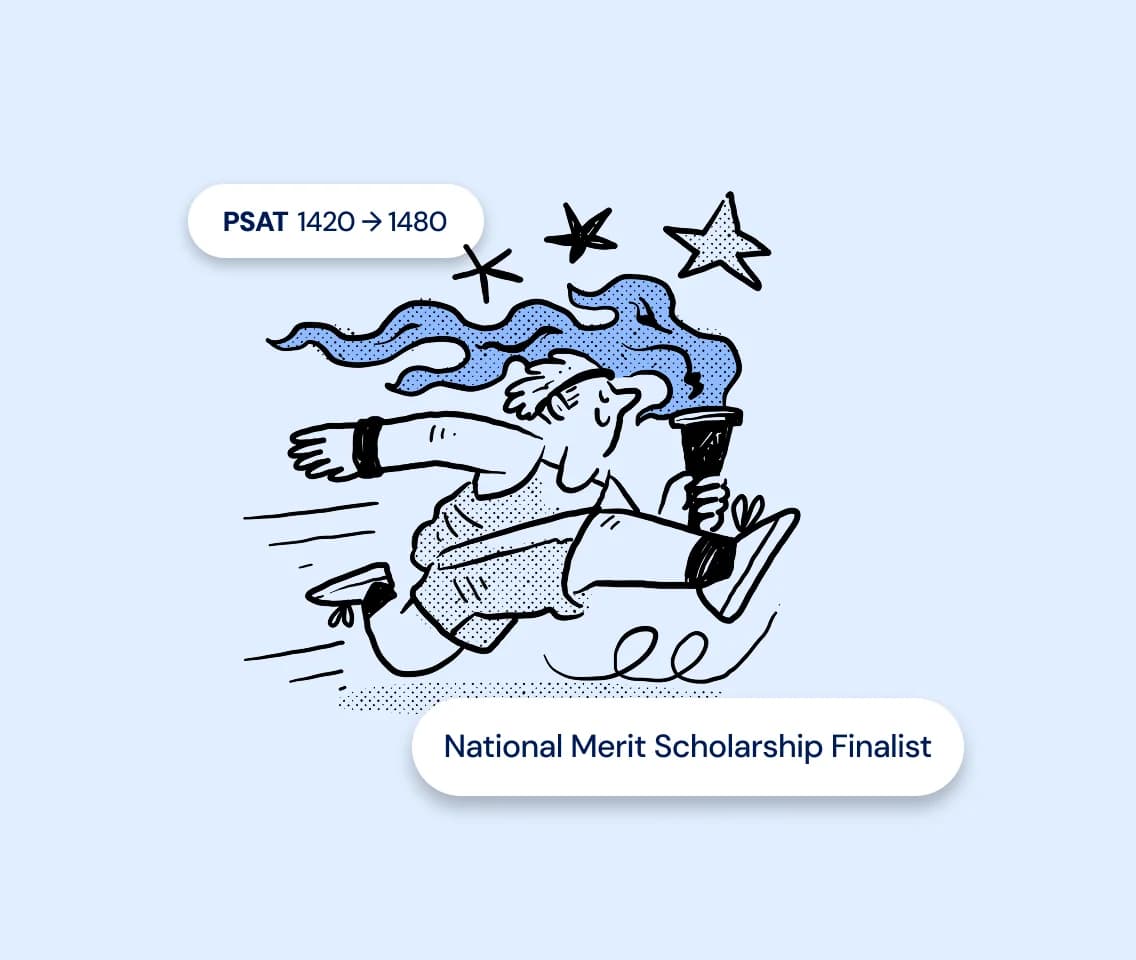 National Merit journey map from PSAT practice to Semifinalist, Finalist, and Scholar milestones