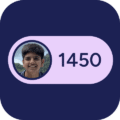 Image of a user with an SAT score of 1450